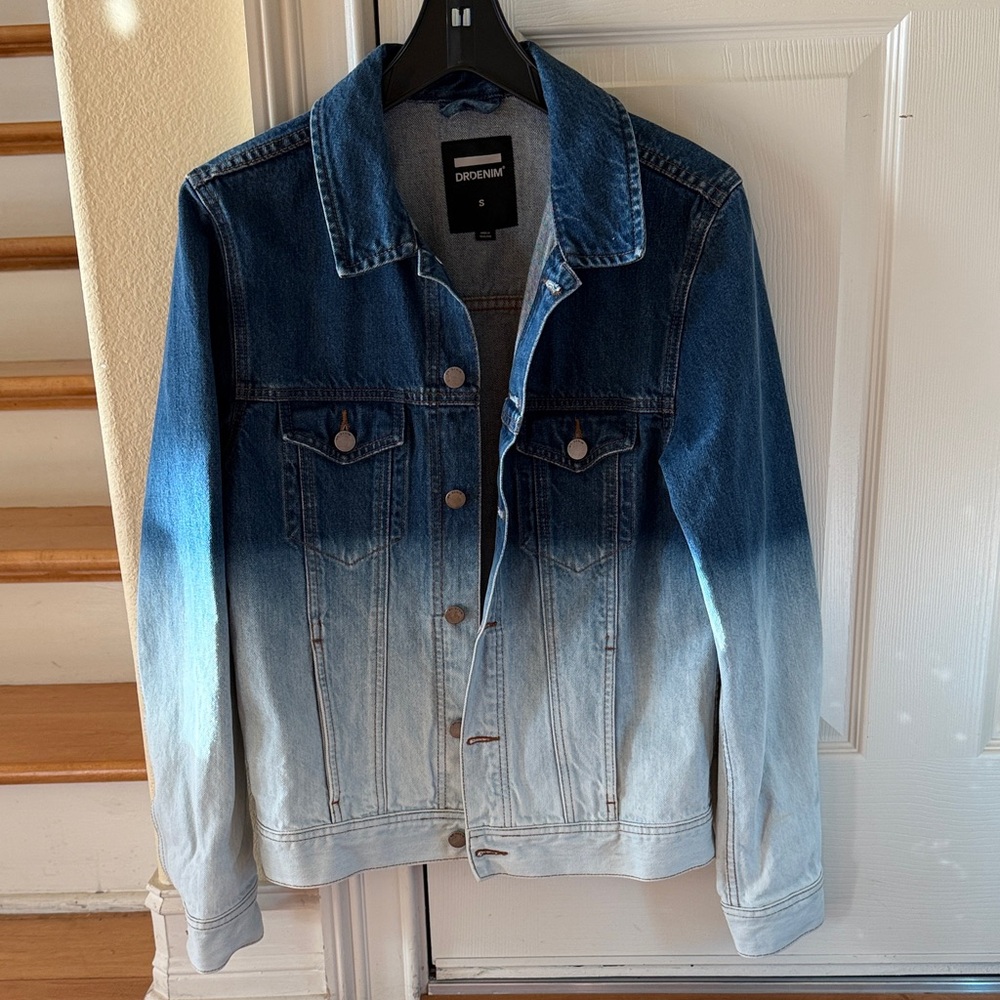 Dr Denim Wonen’s Small Gradient Blue Denim Jacket